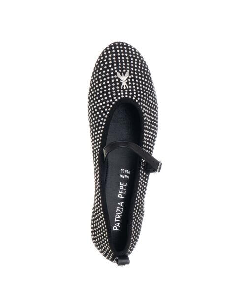 Ballerinas Apolline Eco Calf Noir CDF aus ökologischem Leder