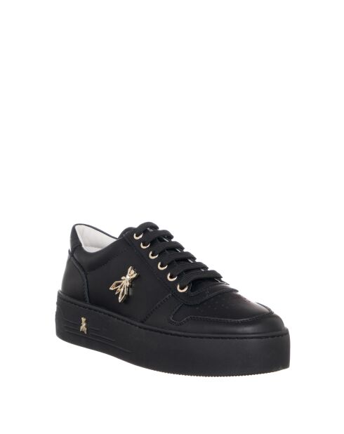 Sneakers Coralie in pelle di vitello nera