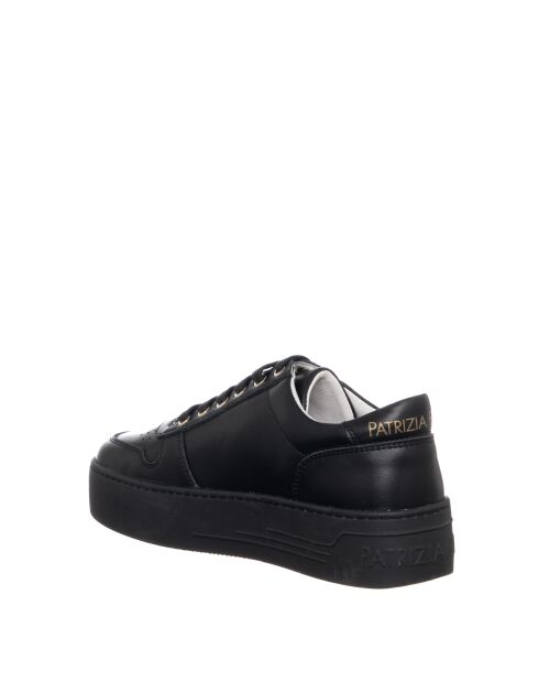 Sneakers Coralie in pelle di vitello nera