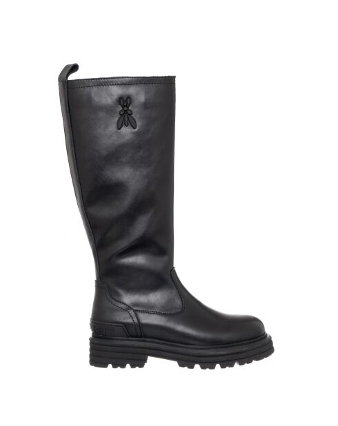 Roxane leren laarzen van zwart kalfsleer