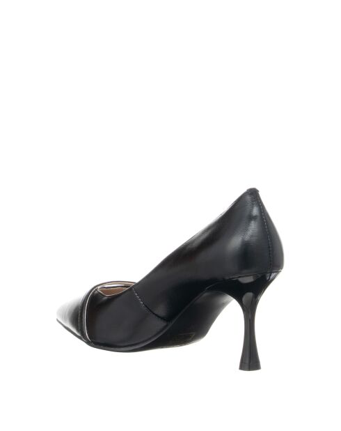 Escarpins en cuir écologique 9353 Noir