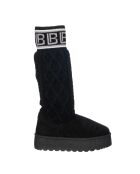 Stivali in ecopelle neri 9268