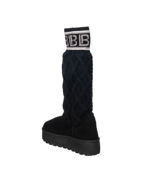 Stivali in ecopelle neri 9268