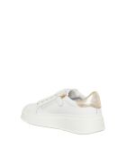 303-31 Weiße Ledersneaker