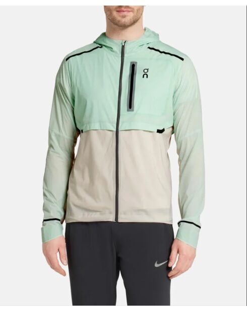 Veste de trail Verte