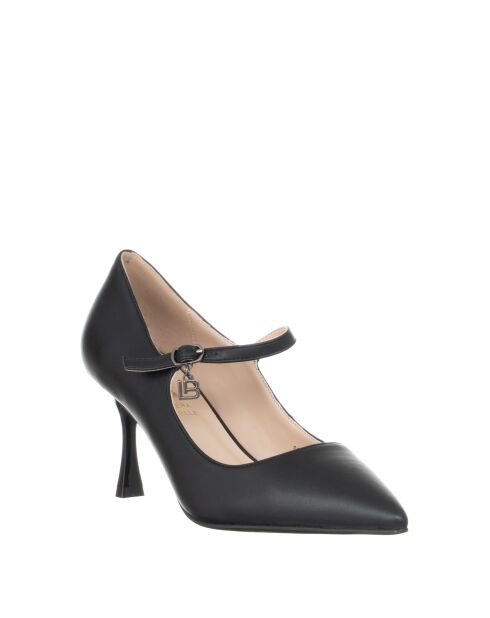 Escarpins en cuir écologique 9354 Noir