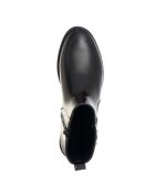 Delphine leren laarzen Zwart schurend leer