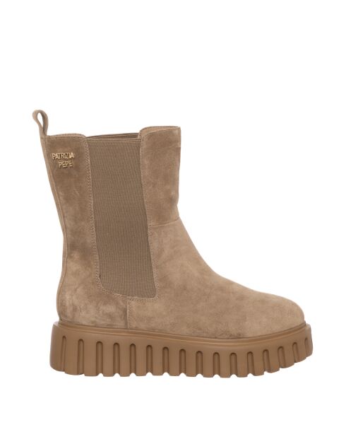 Botines Lilou Crosta Taupe