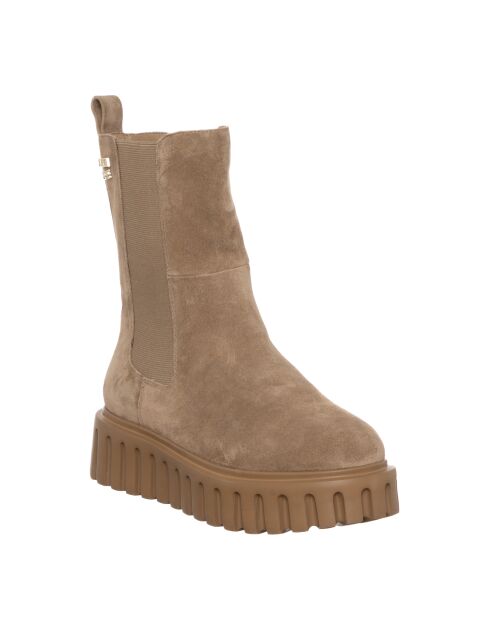 Botines Lilou Crosta Taupe