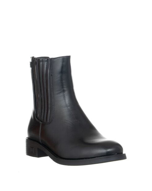 Stivaletti in ecopelle neri 9286