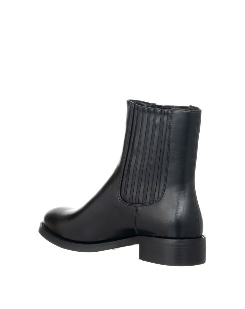 Stivaletti in ecopelle neri 9286