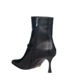 9360 schwarze Öko-Lederstiefel
