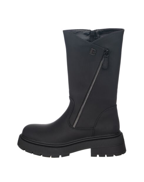 Stivaletti in ecopelle neri 9338