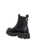 Ophélie leren laarzen van zwart kalfsleer