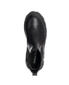 Ophélie leren laarzen van zwart kalfsleer