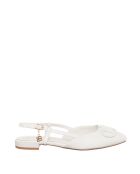 Sandales en cuir Léna Veau blanc