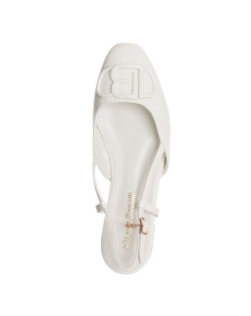 Léna leren sandalen van wit kalfsleer