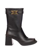 9347 braune Öko-Lederstiefel