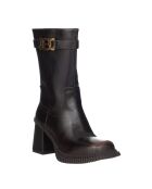 9347 braune Öko-Lederstiefel