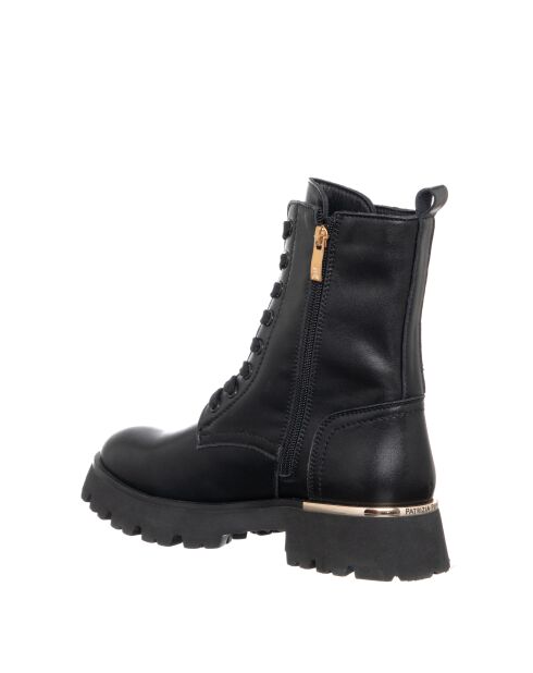 Laëtitia leren laarzen van zwart kalfsleer