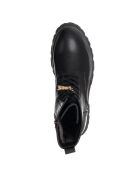 Laëtitia leren laarzen van zwart kalfsleer