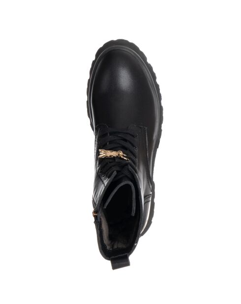 Laëtitia leren laarzen van zwart kalfsleer