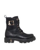 Perrine leren laarzen van zwart kalfsleer