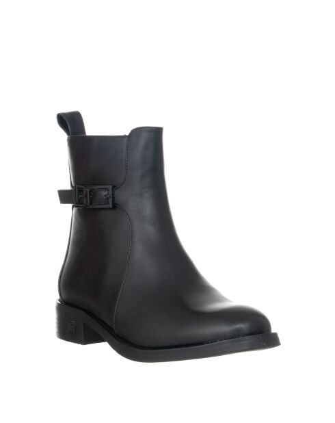 Stivaletti in ecopelle neri 9283