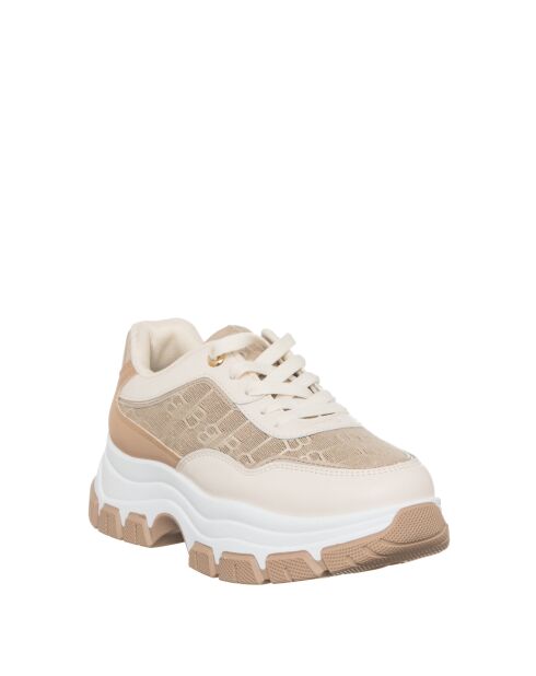 9220 Beige Turnschuhe