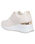 8922 ecrufarbene Sneakers