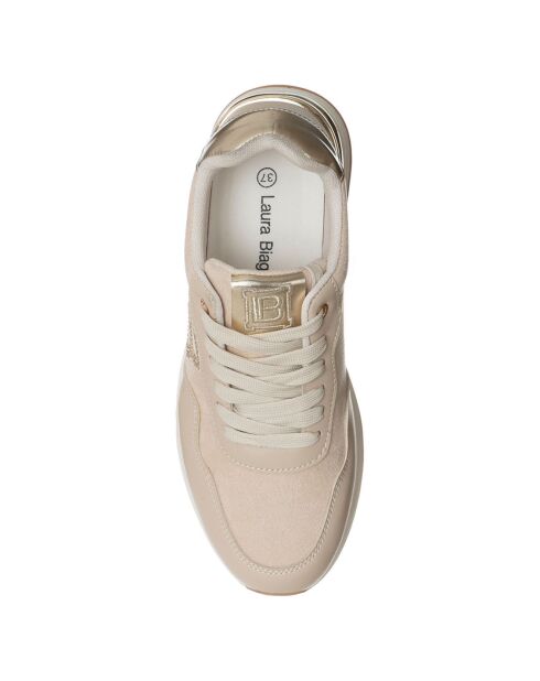 8923 Beige Turnschuhe