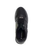 Sneakers en cuir écologique 9251 Noires