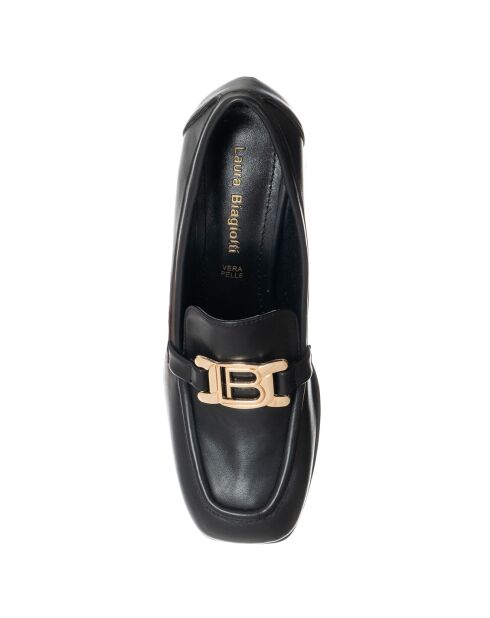 8227 Schwarze Mokassins