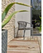 2 Holzkohlegraue Gambi Gartenstühle - 62x56x79 cm