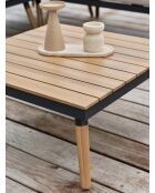 Eckgartenmöbel Camino Braun/Cappuccino