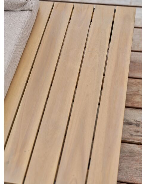 Eckgartenmöbel Camino Braun/Cappuccino