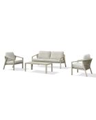 Kelia Gartenlounge in Grün/Elfenbein