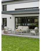 Kelia Gartenlounge in Grün/Elfenbein