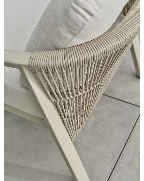 Kelia Gartenlounge in Grün/Elfenbein