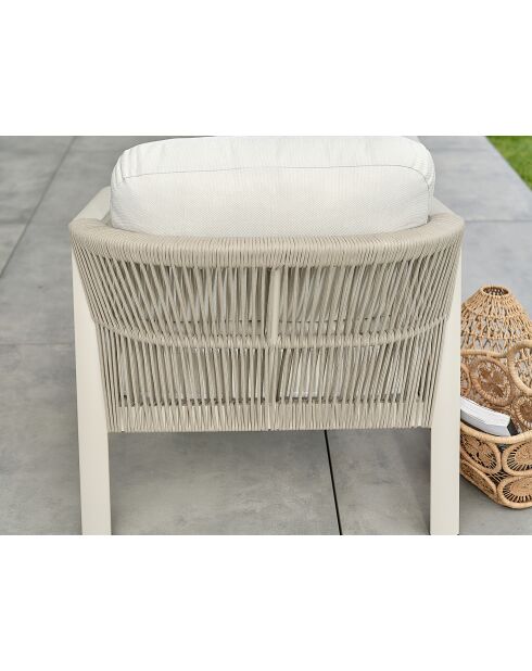 Kelia Gartenlounge in Grün/Elfenbein