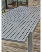 Set da pranzo da giardino Orsino 6 posti grigio antracite