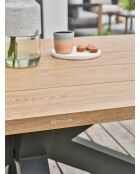 Kelia Garten-Essgruppe für 8 Personen, anthrazitgrau