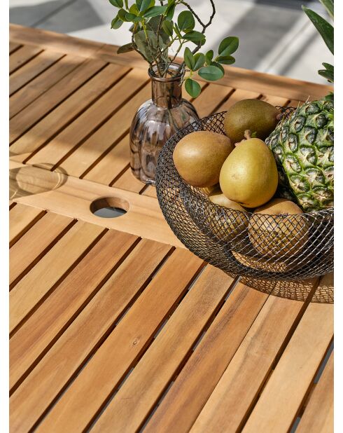 Set da pranzo da giardino Orsino 4 posti grigio antracite