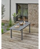 Orsino tuintafel antracietgrijs - 160/220x90x76 cm