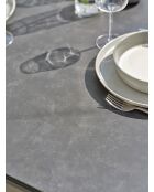 Tigua Garten-Essgruppe für 8 Personen, anthrazitgrau