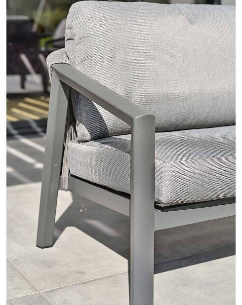 Kelia Gartenlounge in Anthrazit/Elfenbein