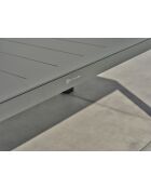 Salon bas de jardin Kelia gris anthracite/ivoire