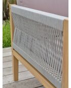 Jorda Eckgartenmöbel in Braun/Grau