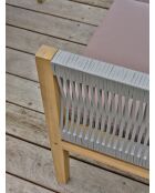 Jorda Eckgartenmöbel in Braun/Grau