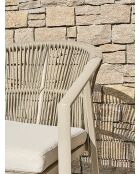 2 Gartenstühle Gambi, grün/elfenbeinfarben, 62 x 56 x 79 cm